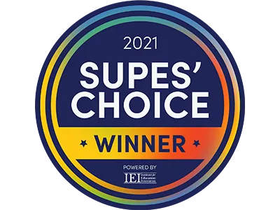 2021 Supes' Choice Winner logo.
