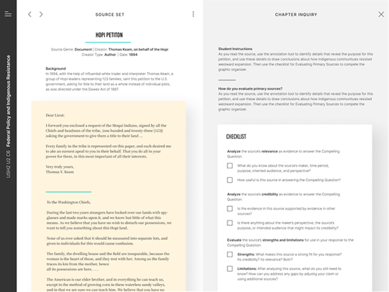 Example of inquiry prompts.