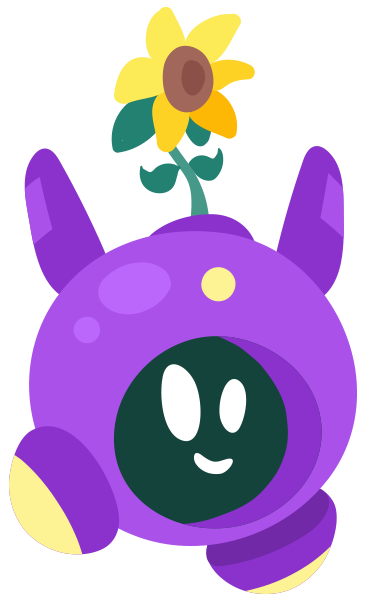 Imagine MyPath Grow Bot with big flower hat